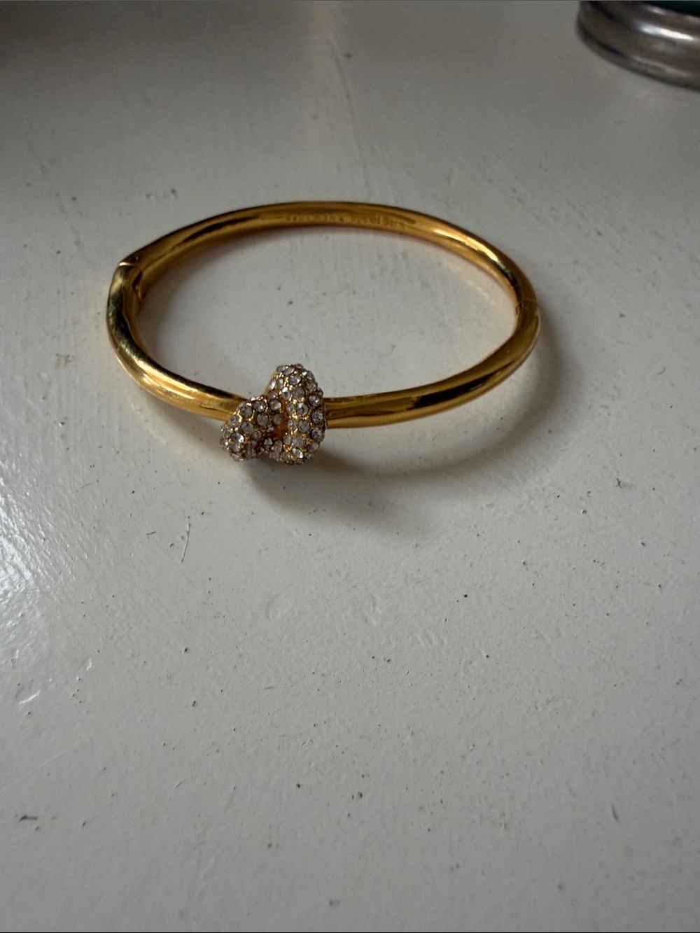 kate spade Gold knot Pavé Bangle Bracelet